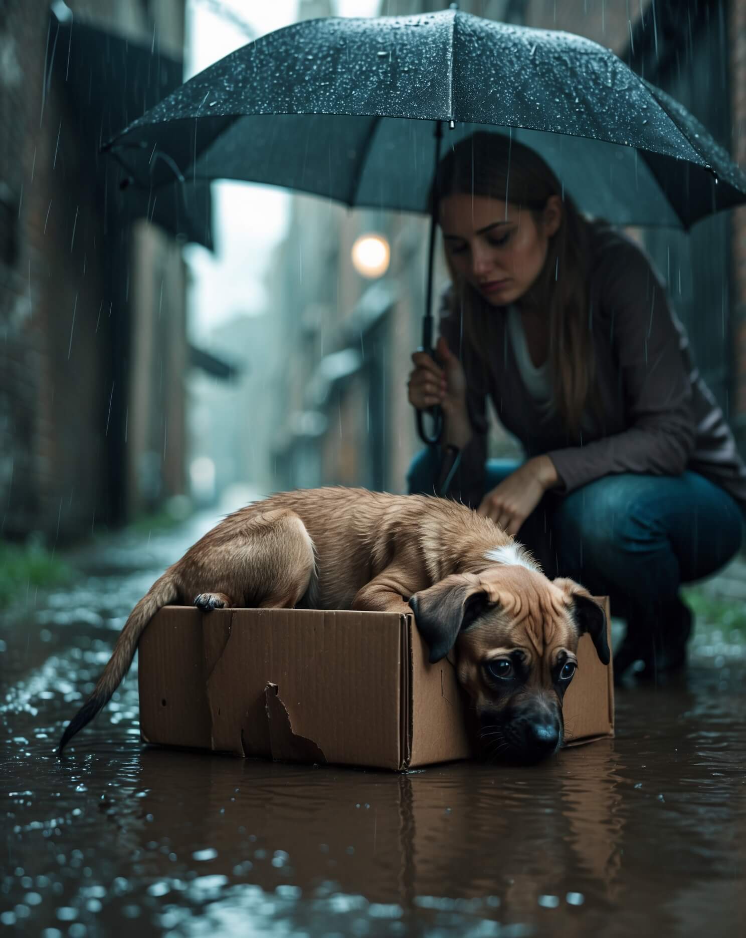 From Abandoned in the Rain to a Beacon of Hope: The Incredible Transformation of a Puppy Left for Dead