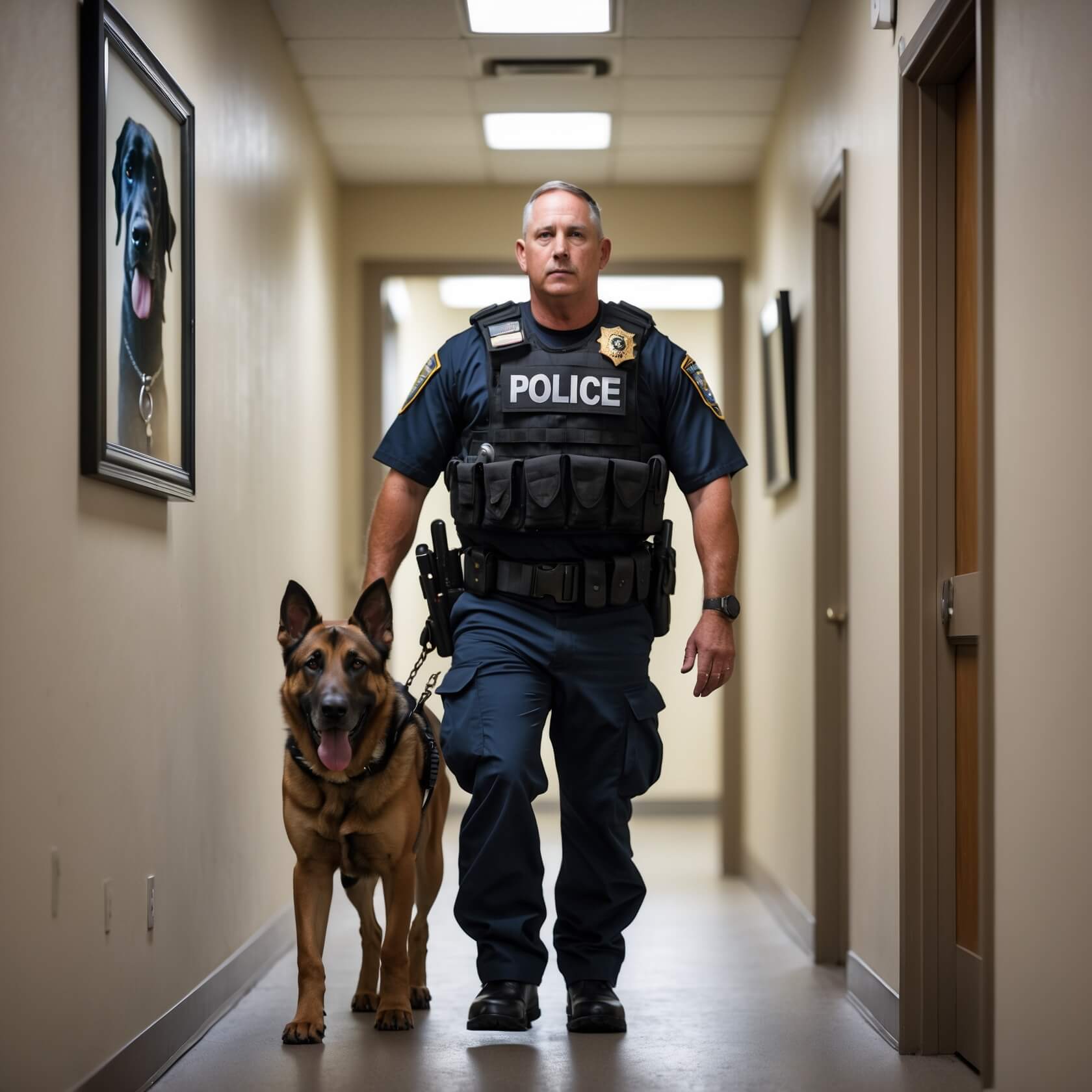 The Last Walk: How K9 Jax Was Remembered by His Police Force