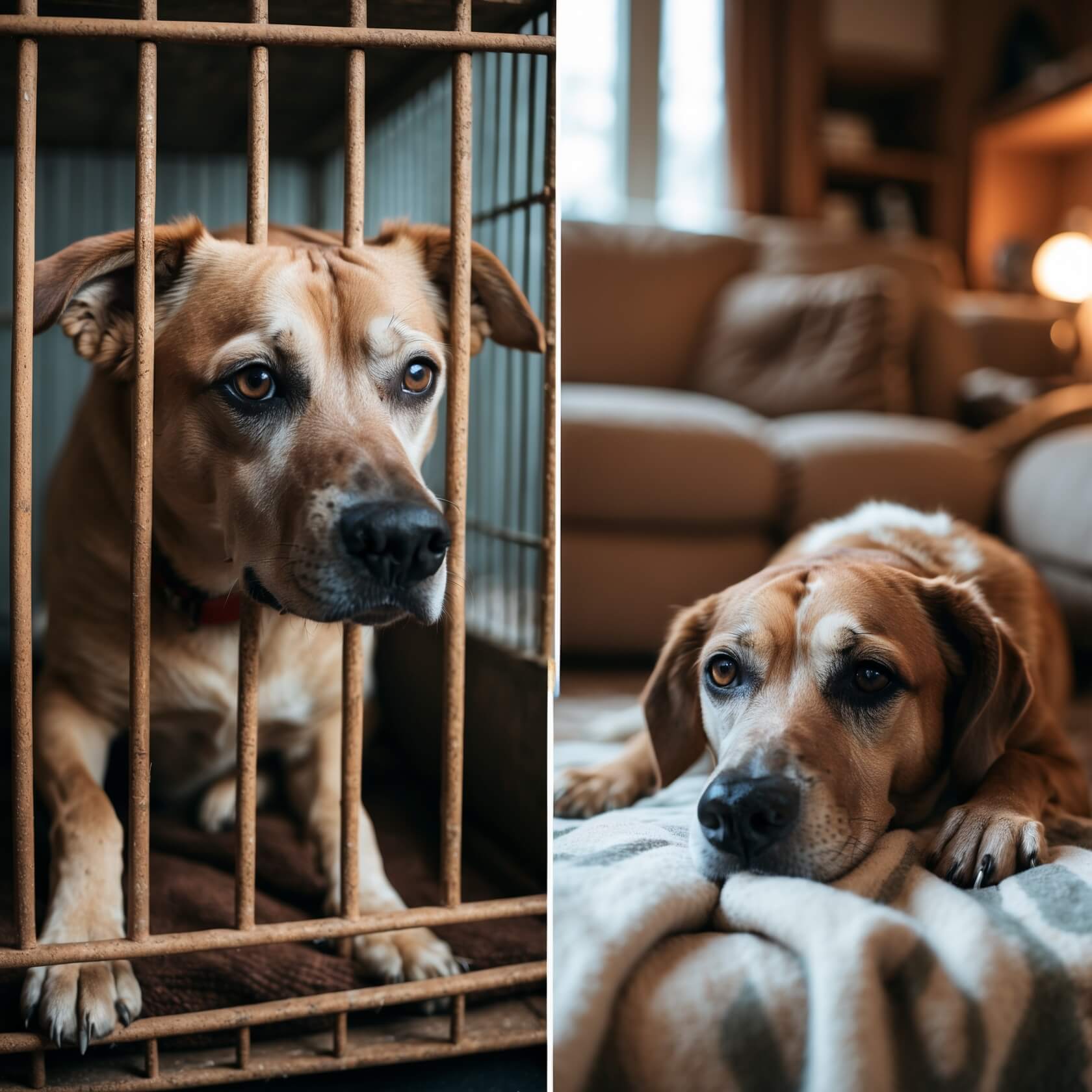 From a Cold Cage to a Warm Heart: How a Senior Dog Found Her Forever Family After a Life of Neglect