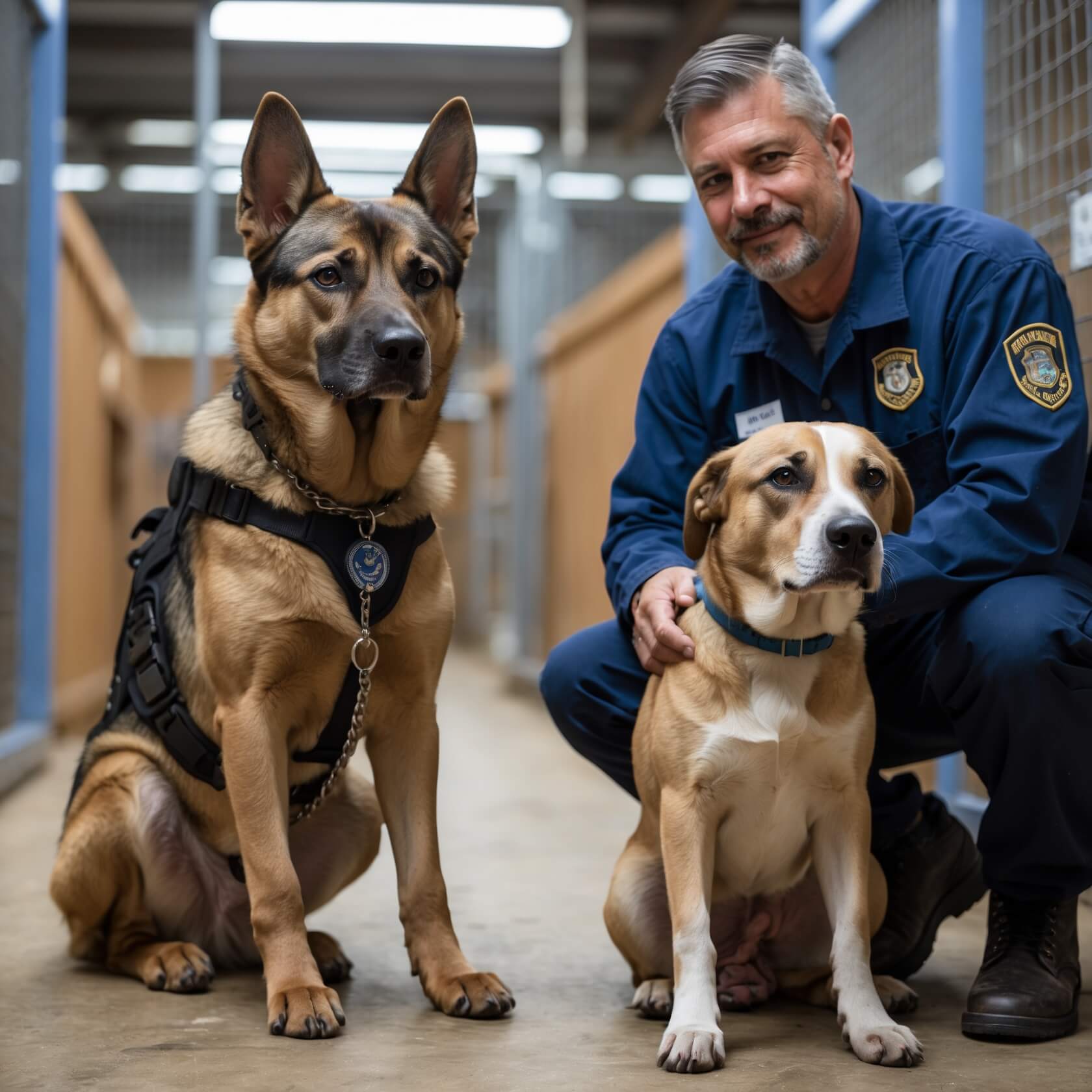 K9 Titan: The Retired Hero Who Changed Lives with His Gentle Touch