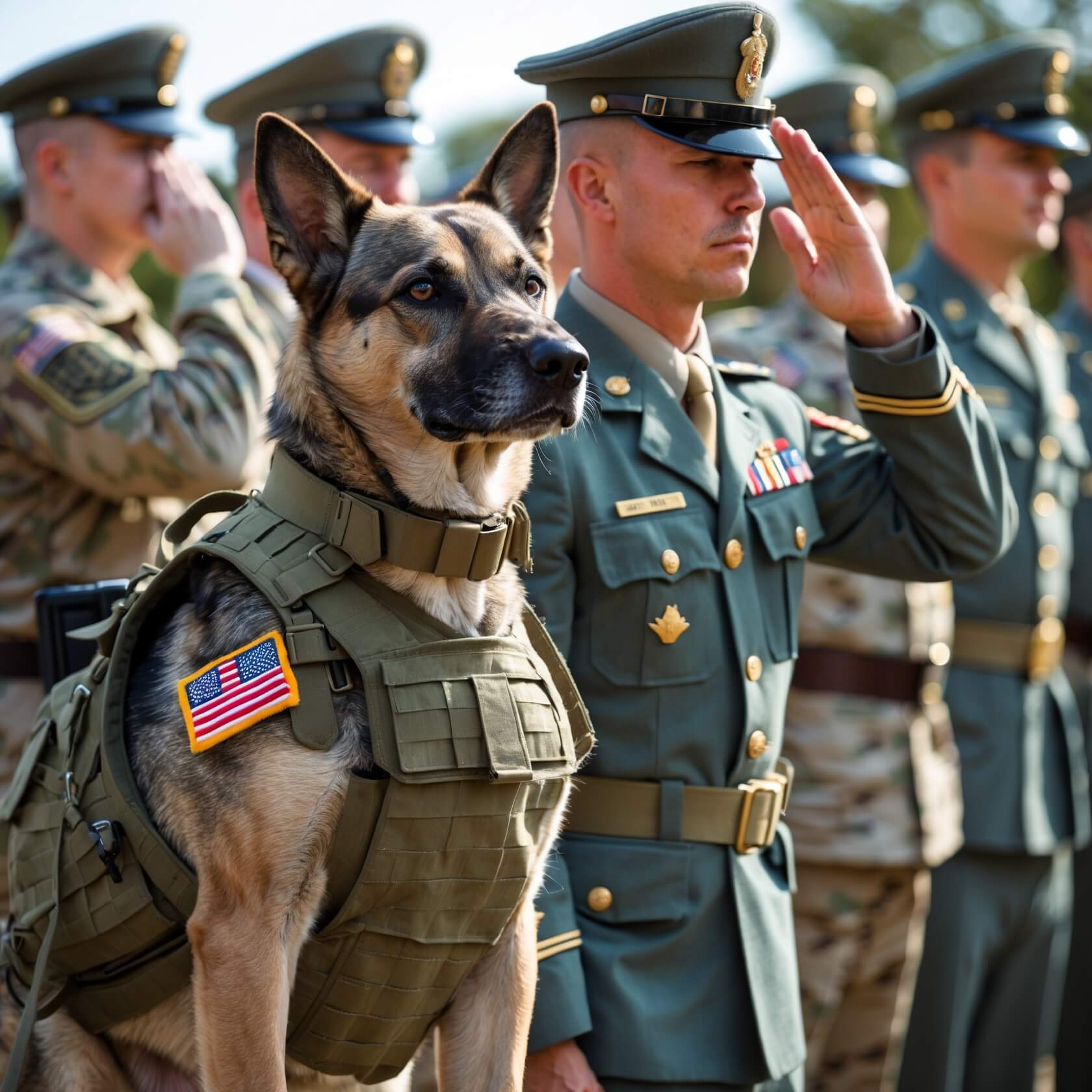 Sergeant Rex’s Final Salute: How a Retired K9 Was Remembered by His Country