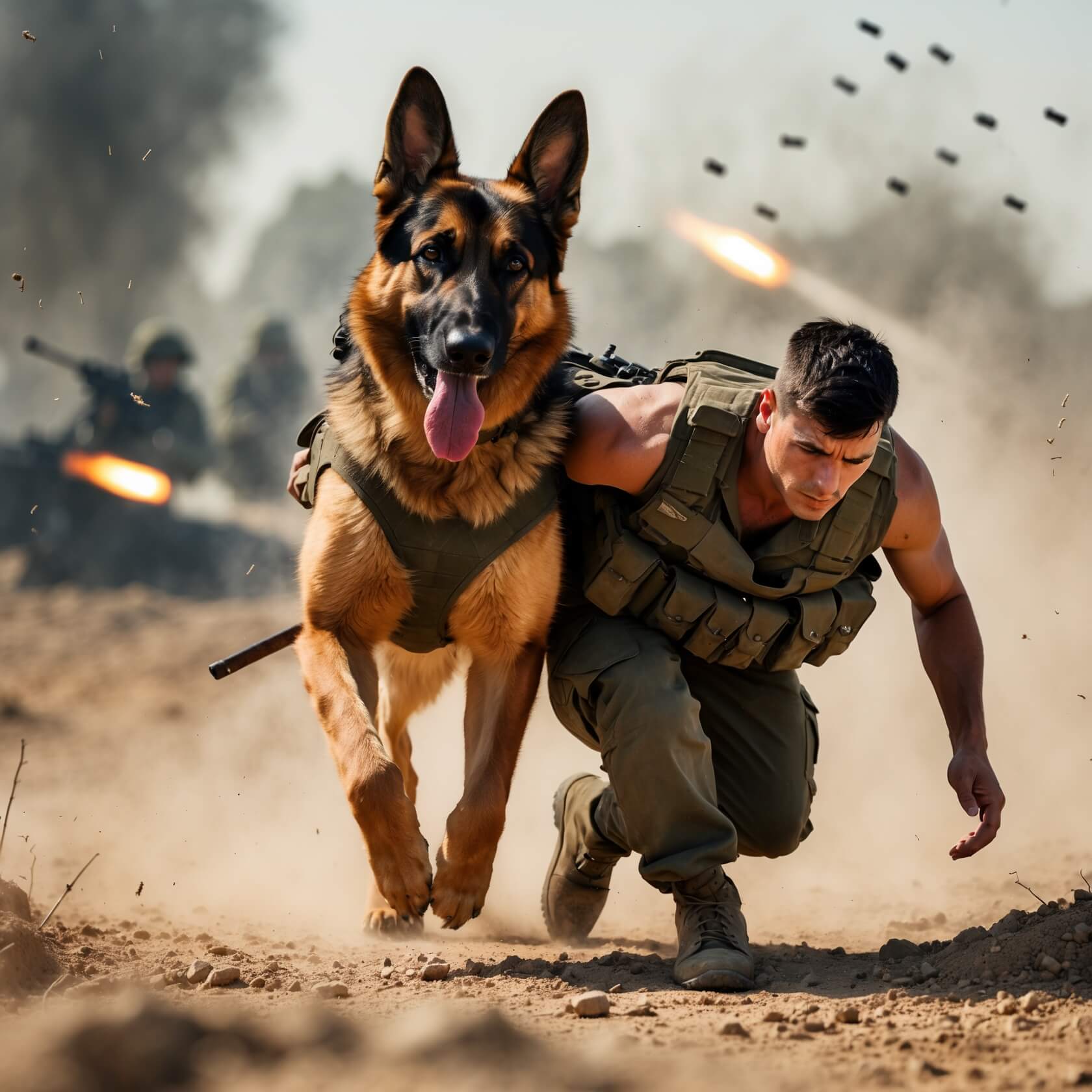 How K9 Rex Pulled His Wounded Handler to Safety During a Surprise Ambush in Iraq