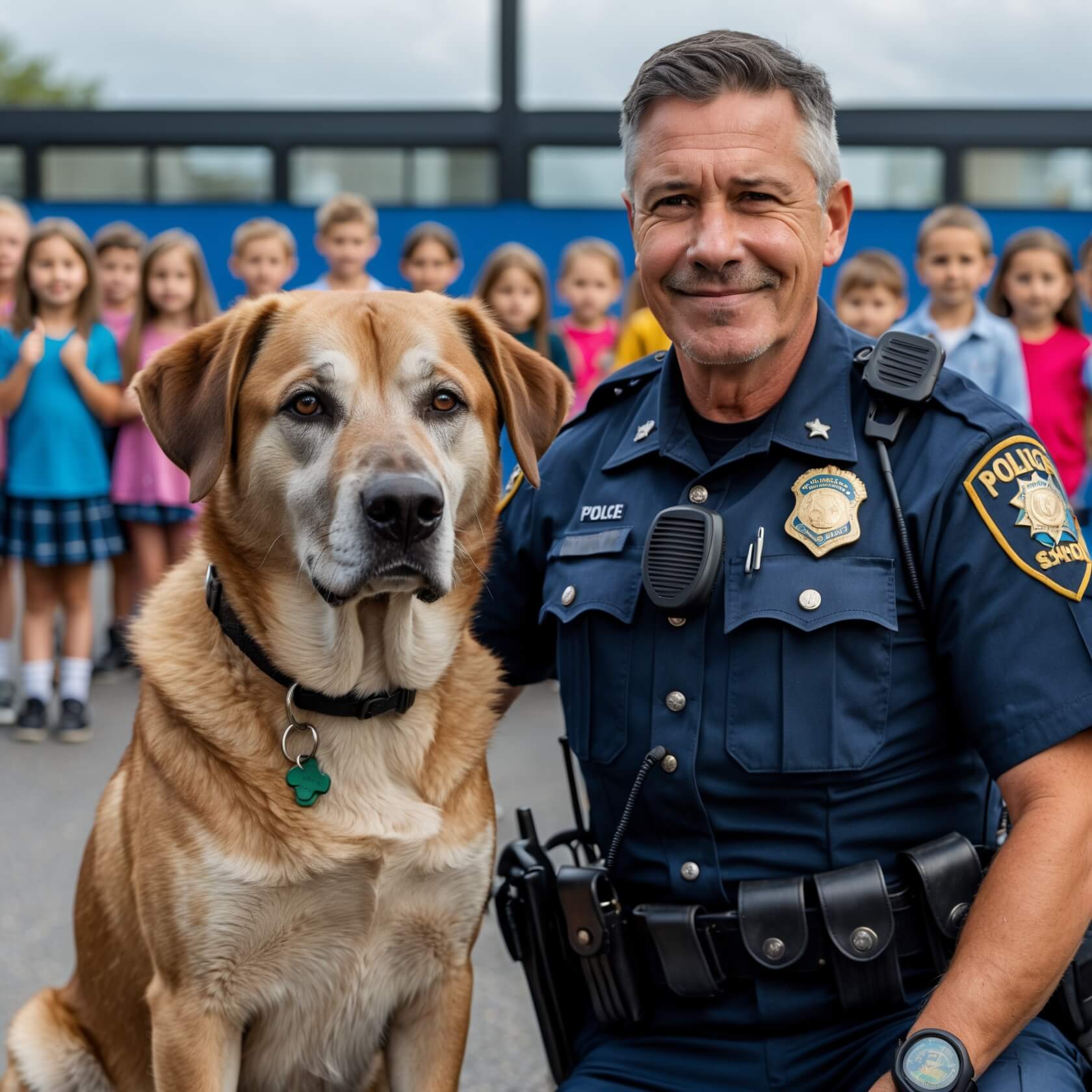 The Silent Guardian: How K9 Boomer Left the Field But Never the Hearts of His Handlers