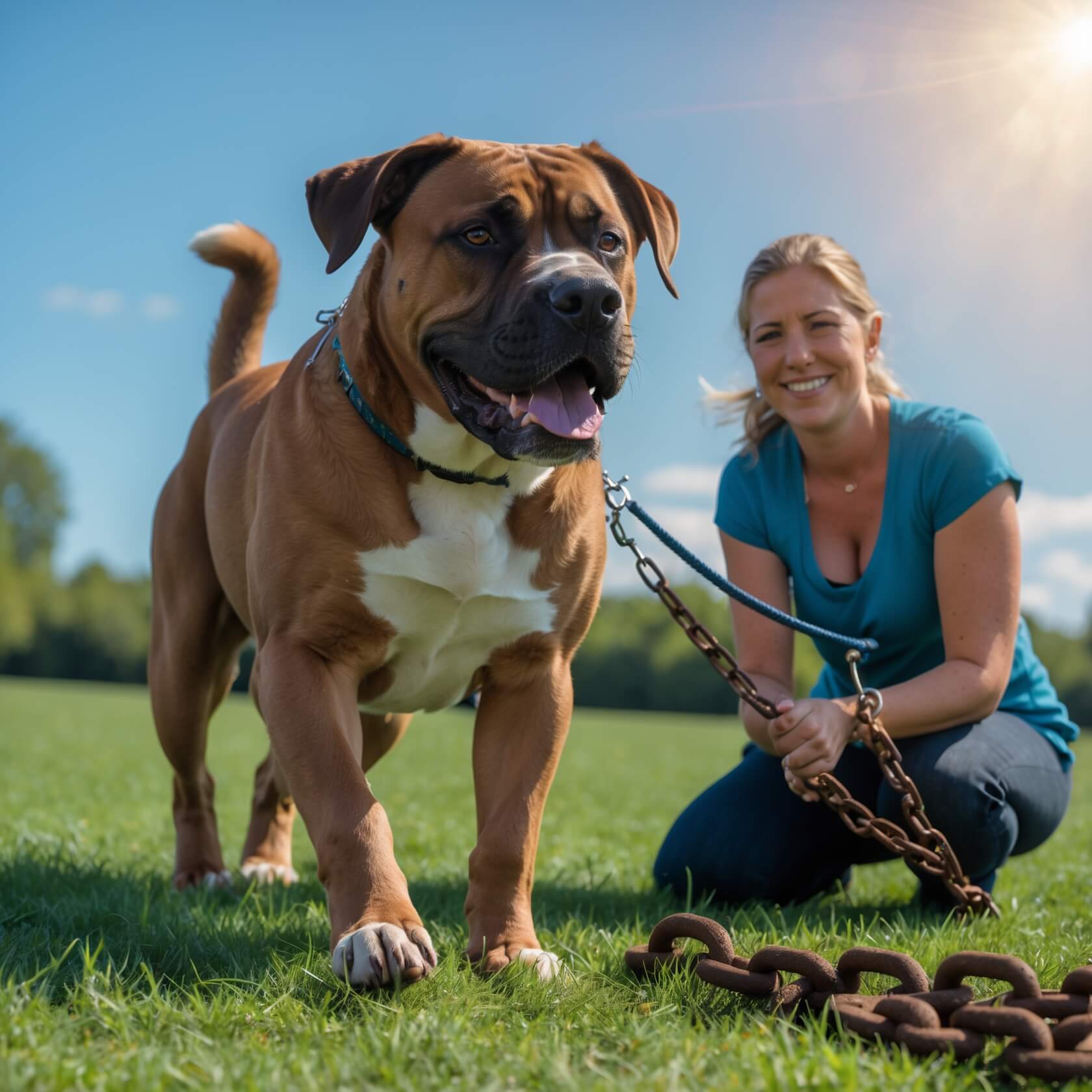 Chained for Years in a Backyard, Bruno’s First Walk Felt Like Flying for a Dog Who Forgot How to Hope
