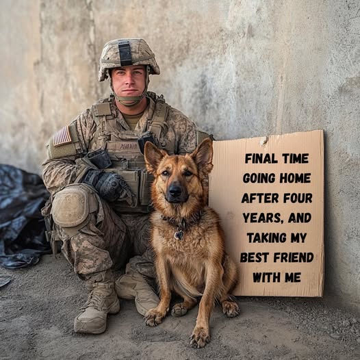 Paws of Valor: The Unbreakable Bond Between Sergeant Wells and Scout