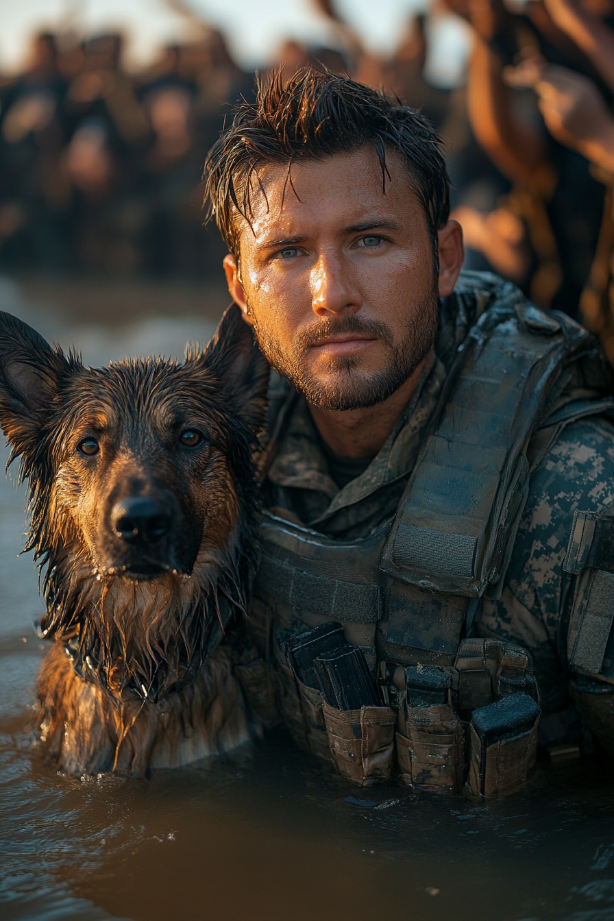 Unbreakable Bonds: A Soldier and His K9 Partner’s Silent Promise of Loyalty and Sacrifice