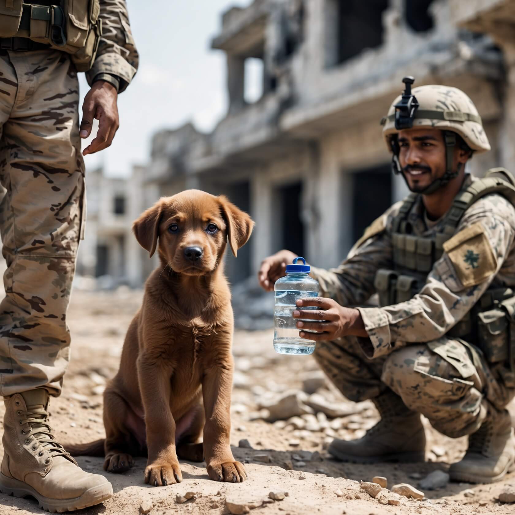 The Puppy Born in War: How a Stray Became a Decorated U.S. Military K9 in Syria