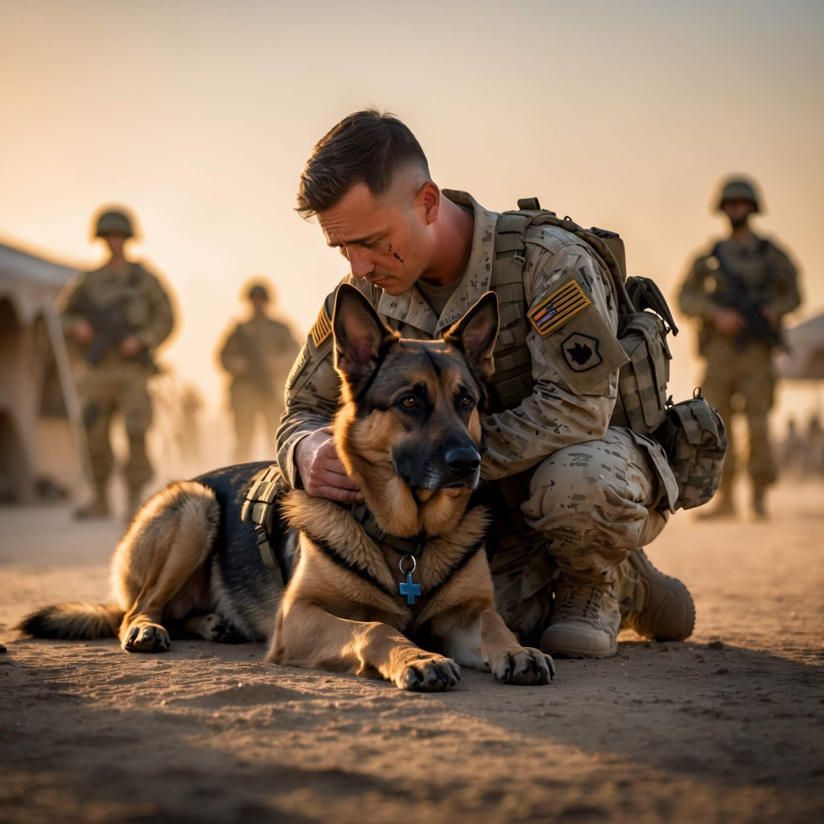 A Soldier’s Last Goodbye to His Injured Hero – “He Was My Shield, My Shadow, My Brother