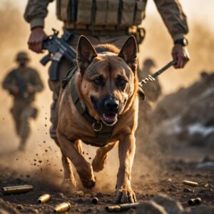 K9 Rex drags his handler to safety, a moment of pure heroism in the middle of an ambush.