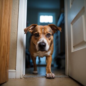 A rescued dog named Rusty exploring his new life, learning to trust and embrace his freedom.